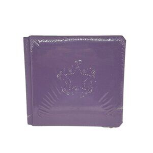 Creative Memories 8"x7.5" Lilac Stardust Album Silver Star NEW SEALED Scrapbook